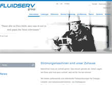 Tablet Screenshot of fluidserv.com